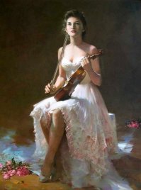 Женщина в картинах Ан Хи