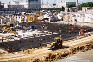 да как раз в обед строителей согнал)))) или для вас это "ничего не было"? и уже не первый месяц строят.