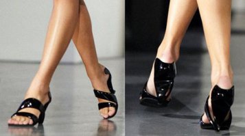 Нормально они на ногах смотрятся. Главное - чтобы ноги были красивые. В отличие от остального, в данном посте представленного, эта модель довольно популярна и доступна по цене.