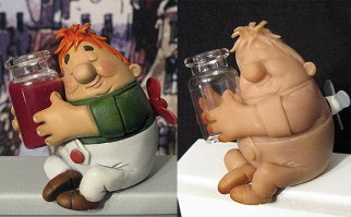 Прикольно, но на фото лучше. А этот какой-то алкаш что ли, постаревший лет на 20-30, с будуна. Не хватает милых черт лица.