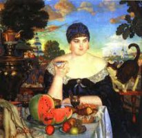 Красивая подборка. Спасибо! Была уверена, что увижу "Купчиху" Кустодиева,"Алёнушку" Васнецова, что-то Константина Васильева.