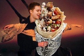 Красивые парни и шаурма