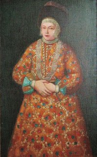 Практически все картины современные, и лица тоже. Стало интересно, какими же они были на самом деле? Не царицы и княгини с известных картин, а обычные женщины?
1.И.П.Аргунов, портрет неизвестной, 18 век
2.А.Матвеев, портрет жены русского посла, начало 18 века
3.Меланья Ефремова, жена Атамана Войска Донского, 18 век
4.Марфа Матвеевна,автор неизвестен, конец 17 века
5.Женщина в костюме 18 века, Торопецкий уезд, начало 19 века
Какое-то во всех портретах особое очарование....