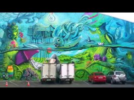 Стрит-арт команда HoodGraffTeam