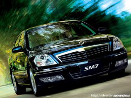 И немного наоборот, автомобиль Samsung SM7