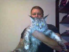 А я свою, еле держу. Тварь.