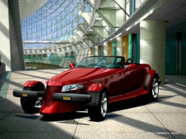 Буквально в понедельник видела в центре Москвы Chrysler Prowler... Впечатляет... Но что-то бегает медленно