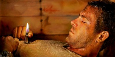 слева фото, справа рисунок