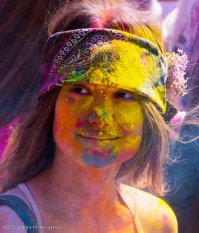 У нас в Улан-Удэ тоже был фестиваль красок!))))