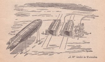 Только несущие конструкций, которые немцы бросили после войны.  Можно сказать что Рижский  рынок из за бедности построен из металлолома. Тут снимки из википедий как это выглядело на месте.