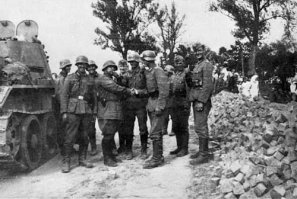 Немецкий Советский парад в польской Бресте - 1939