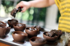 единственные толковые корзинки, которые можно сделать на шариках - это шоколадные корзинки ))))