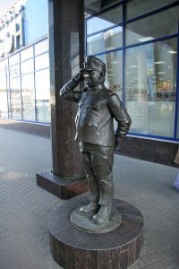 Памятник Швейку в Купчино, Санкт-Петербург.