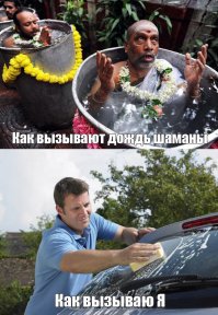 с утра буду мыть машину.почти уже месяц жара .вчера 40 + было.пока дождь не пойдет буду мыть.