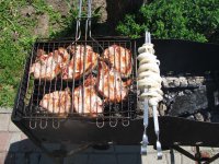 Шашлык из свинины на кости