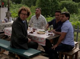 А вот мне с похмелья иногда хочется съесть какую-нибудь гадость. Сосиску в тесте, или беляш, жирный такой, промасленный. Вот почему так.
-Может потому что ты мудак?
-Хм, а это многое объясняет.