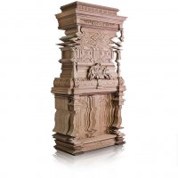 Насчет "комода напоминающего глюк".
Простите, но это еще 3D рендер - компьютерный макет готовящегося шкафа.
Создать его должна Studio Laviani