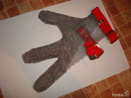 Интересная схожесть перчатка космонавта и перчатка мясника кольчужная.