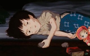 плакала, когда смотрела(( "Могила светлячков"