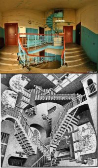 напомнило))) интересный подъезд))