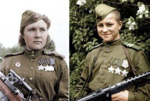 На последней фотографии Матвей и Евсей Вайнрубы - родные братья - оба танкисты , оба Герои Советского Союза !!! Вот они настоящие герои ковавшие победу ... С них пример брать ...