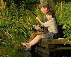 На рыбалку с дедушкой