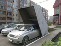 Кокон для парковки во дворе