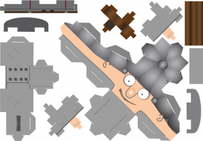 Вот что у меня вышло, когда то сделал одного из братьев Пилотов.