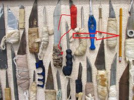 Заточки, найденные у заключенных?