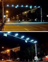 Конечно, чтобы не произошло беды, нужно носить (светлую) одежду со светоотражательными элементами, но и пешеходные переходы должны быть хорошо освещены, вроде этого.