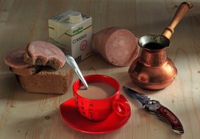 мой скромный завтрак...