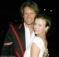 Джон Бон Джови с супругой.