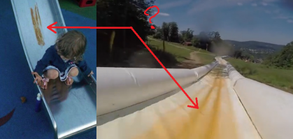 Спуск по самой длинной в мире водной горке