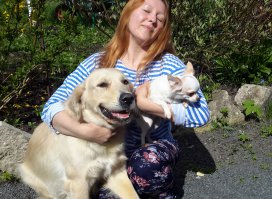 Дядя Миша и Мими.