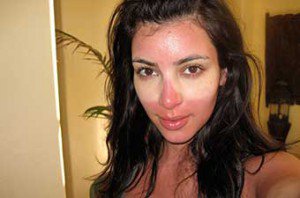 Будет как загар в солнечных очках, только наоборот :)