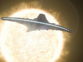 Уфологи разгядели огромный НЛО на фотографии солнечной вспышки