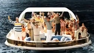 самое прикольное во всех массовых тусовках - все тусуются рожами в одну сторону, и случайно в сторону экрана..