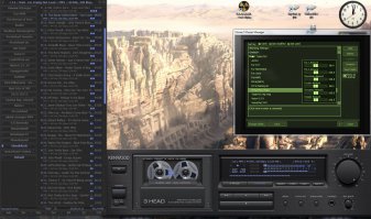 Для ностальгирующих!! У любимого моего AIMP имеются скины в виде "бобинников" и "касетников"