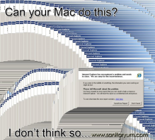 Вот жеж у меня раньше мышка так могла делать :) Да и любое приложение на рабочем столе )
что то типа такого :