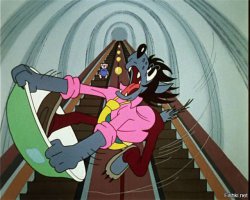 Ребята, учитесь - езда на тазу выглядит вот так: