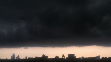 В Москве прошла сильнейшая гроза