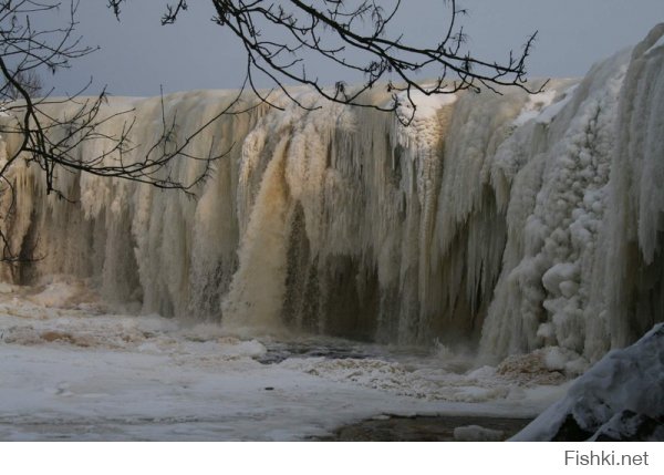 У нас в Эстонии тоже есть водопады
