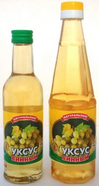 Эта Уксусная кислота (на фотке) НЕ биохимическая !!!
Производится промышленным химическим способом.

Лично я предпочитаю Винный или Яблочный уксус. Ещё лучше Бальзамический !