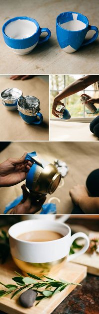 Ага, у меня на работе, сотрудник сделал также с кружкой и .... выкинул ее к <span style='color:gray'>[мат]</span>, потому-что кружка очень сильно воняла краской,особенно когда в не горячую воду наливаешь. В общем пить из нее было не возможно.