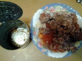 В серьезные походы всегда берем оленину...