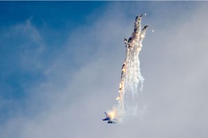 Мое, когда "Русские Витязи" в Ростов-на-Дону прилетали с программой выступления.