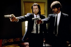 Из "Криминального чтива" я бы поставил вот эти кадры: