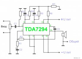 Что не так? TDA7294 - 100 ватт на меньшего размера платке размещается... Питание только подавай...