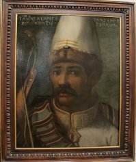 А вот бюст Тамерлана, который установлен в Турции) Как видим, Тимур-Тамерлан здесь – европеец, типичный казак. И в представлении итальянцев, голландцев, французов Тимур-Тамерлан тоже представитель белой расы, а никак не монголоидной.