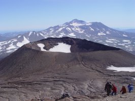 это мы в районе вулкана Горелый.